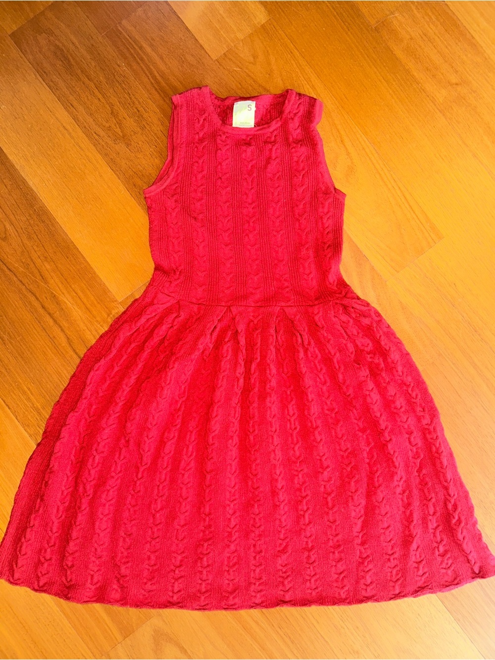 Anthropologie Far Away from Close 100% Wool Sweater Dress Orange Size Small